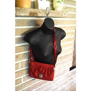 Red Baggallini Crossbody Purse with Turnlock pocket travel adjustable